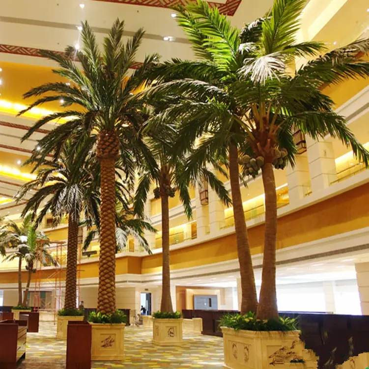 Çin tedarikçisi yapay tarih palmiye ağacı için bahçe dekorasyon