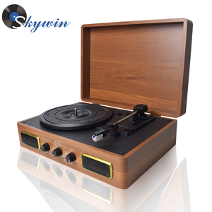 Madera cinturón impulsado mecanismo giradiscos USB reproductor de <span class=keywords><strong>vinilo</strong></span> - Product Image 2
