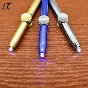<span class=keywords><strong>Penna</strong></span> da dito a LED con Spinner in metallo a doppia testa multifunzione con <span class=keywords><strong>penna</strong></span> promozionale - Product Image 3