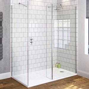 Puerta de <span class=keywords><strong>Ducha</strong></span> de Vidrio sin Marco de 10 mm de Espesor, Puerta Interior de Vidrio para <span class=keywords><strong>Ducha</strong></span> - Product Image 1