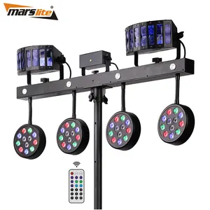 Wedding Party Combine effect stage lights derby +par can +strobe +laser 4in1 cob led par light for stage