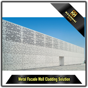 Keenhai buena calidad exterior PVDF revestido de Aluminio perforado panel de fachada para edificios decorativos - Product Image 2