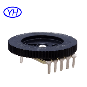 Free Samples Carbon Film 7 pins 10mm thumbwheel driving potentiometer swivel - Product Image 1