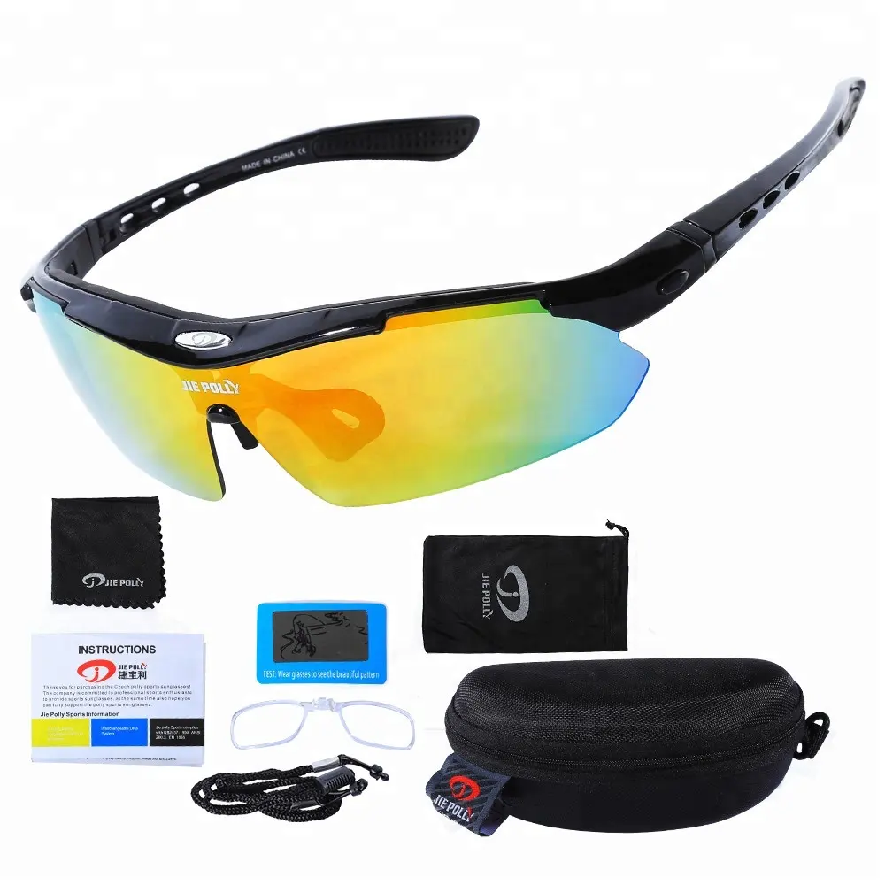 high quality outdoor sport sunglasses polarized lens design cycling glasses bicycle glasses