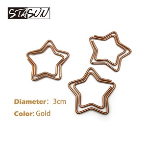 Kẹp Giấy Kim Loại Hình Trái Tim Màu Vàng Sang Trọng Chất Lượng Cao STASUN Dành Cho Văn Phòng Trường Học Và Gia Đình - Product Image 4