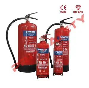 6Kg taşınabilir yangın söndürücüler CE BS EN3 standart kuru toz üreticiden yangın söndürücüler sınıf A B C