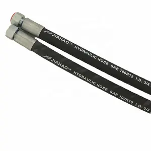 用于空气/水/气体软管的高温耐热压力螺旋液压橡胶软管en856 4sh