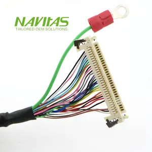 16pin HE10 Đến 30pin JAE Nối LVDS LCD Tùy Chỉnh Mở Rộng Máy Tính Xách Tay Cable Hội