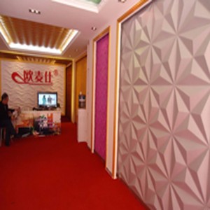 Guangdong 3D funky pop fan forma paneles de pared - Product Image 3