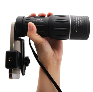 Monóculo de Alta Qualidade com Foco Duplo <span class=keywords><strong>16x52</strong></span>, Telescópio <span class=keywords><strong>Monocular</strong></span> para Celular, Pequeno e Portátil para Atividades ao Ar Livre - Product Image 1
