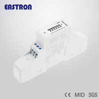 Medidor de kWh monofásico aprobado por Eastron SDM120D MID, medidor de energía digital de carril DIN con pantalla LCD