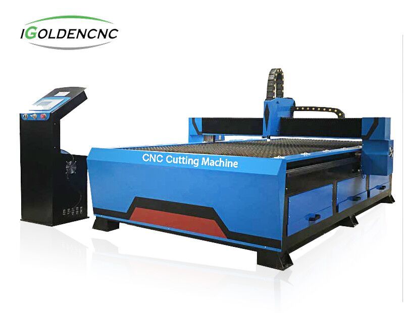 Gros type de table cnc plasma machine de découpe pour le cuivre, tôle, tube rond
