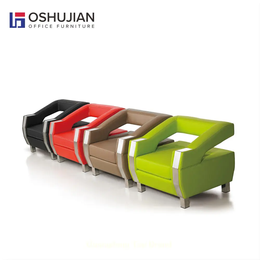 Satılık rekabetçi fiyat ucuz deri mobilya ofis kanepesi