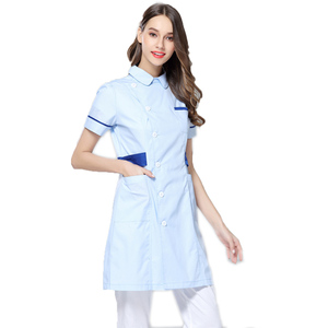 Camici Medici Blu all'Ingrosso, Design alla Moda per Infermieri, Camici <span class=keywords><strong>da</strong></span> Laboratorio a Maniche Lunghe per Adulti - Product Image 1
