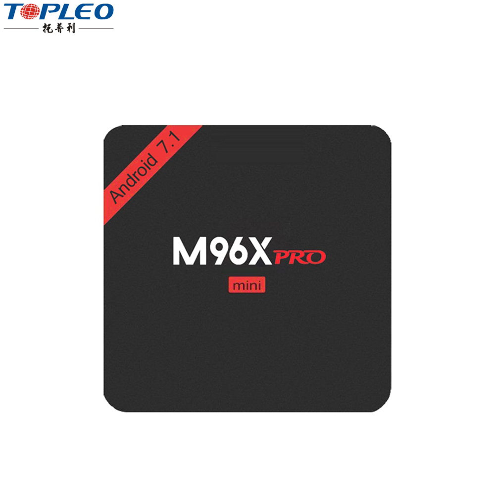 Promoción de ventas Android S905X 7.1.1 tv box receptor de satélite digital set top box