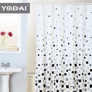 Custom 180*180cm or 70x72" Arabic Design Eco-Friendly <strong>Shower</strong> <strong>Curtain</strong> Made of Durable <strong>PEVA</strong> Material - Product Image 3