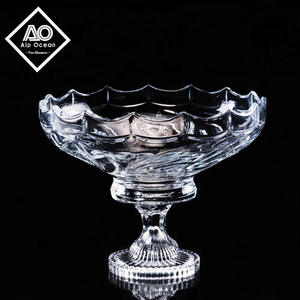 Alp océano cristalería 31,5 cm diseño clásico patas tazón de vidrio con <span class=keywords><strong>el</strong></span> patrón de grabado para uso en <span class=keywords><strong>el</strong></span> hogar y <span class=keywords><strong>el</strong></span> <span class=keywords><strong>hotel</strong></span> - Product Image 1