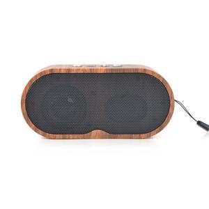 New Design Outdoor Small Speaker Retro Wireless Wooden Bluetooths Speaker With HD Sound FM Radio - Product Image 3