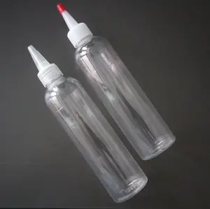 Trong suốt vòng nhựa Chai PET với <span class=keywords><strong>Applicator</strong></span> Twist cap 30ml 50ml 60ml 80ml 100ml 120ml 150ml 180ml 200ml 250ml - Product Image 1