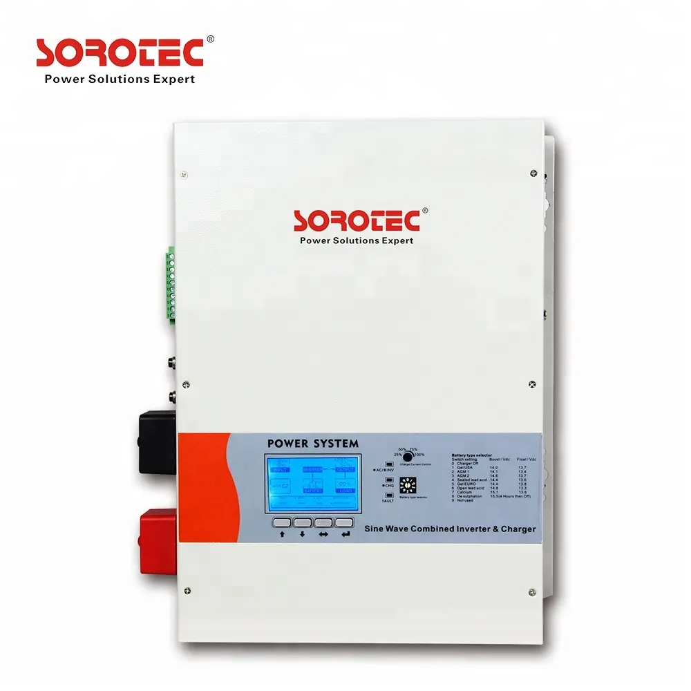 1000 - 12000W Tenaga Surya dengan Inverter Daya Hibrida Angin Pada Grid Tied Tenaga Surya Pv Inverter Daya