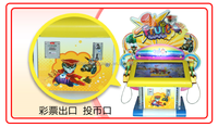 Machine de jeux vidéo avec marteau, commande de fruits électronique, jeux d'arcade, billet à pièces