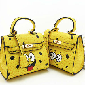 h2644 lindo parodia <span class=keywords><strong>de</strong></span> la lengua bob esponja pantalones cuadrados <span class=keywords><strong>hermanas</strong></span> <span class=keywords><strong>hermanas</strong></span> <span class=keywords><strong>de</strong></span> mano la bolsa <span class=keywords><strong>de</strong></span> <span class=keywords><strong>dibujos</strong></span> animados <span class=keywords><strong>de</strong></span> ave - Product Image 1