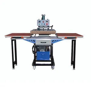 Dongguan factory 30 tons pressure hydraulic oil freely sliding worktable rhinestone/crystal press heat press machines