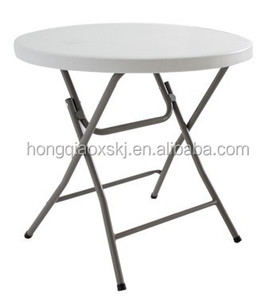 Mesas de comedor plegables redondas de 80cm y silla, mesa de centro interior para exteriores, mesa de cóctel - Product Image 2