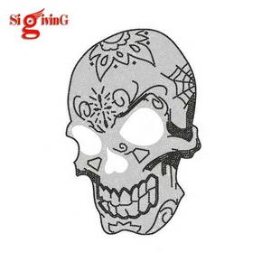 Bán buôn lớn Rhinestone truyền nhiệt chuyển Thiết kế kim cương pha lê <span class=keywords><strong>Motif</strong></span> cho gấu TEE Áo sơ mi Hoodies - Product Image 4