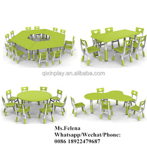 QIXIN PLAY, Proveedor de Muebles Escolares Económicos para Jardín de Infancia en Malasia, Mesa y Silla de Plástico para Niños - Product Image 3
