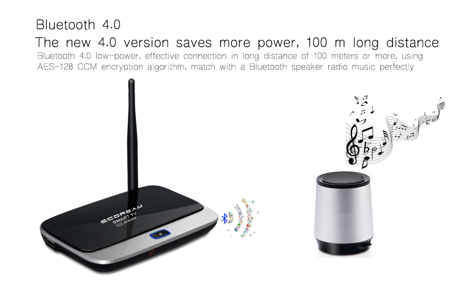 Android set top box avec sortie hdmi wifi RK3128 Quad Core 1G RAM 8G ROM pas besoin apk xbmc kodi H.265