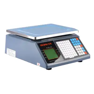 withingsバランススケールwifi Suppliers-15/30キロ容量Electronic Balance Label Barcode Scale Without Pole RLS1100B