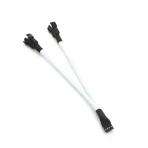 High Density Sleeved 15cm Mini 4pin Fan/PWM Male to Female Cooling Cable CPU 4Pin Fan Splitter Cable