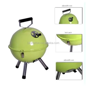 Vendita calda mini formato del carbone di legna rotondo bbq grill per i bambini