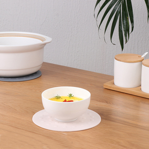 حصيرة ثلاثية من السيليكون مستديرة صديقة للأوعية من قطعة واحدة مقاومة للحرارة - Product Image 6