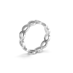 Grossista di gioielli in acciaio inox nuove signore di disegno di barretta infinity <span class=keywords><strong>anello</strong></span> - Product Image 3