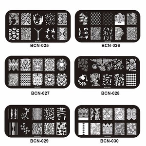 <span class=keywords><strong>BCN</strong></span> <span class=keywords><strong>3D</strong></span> Patrón Diseño Plantillas Del Arte Del Clavo Placa - Product Image 6