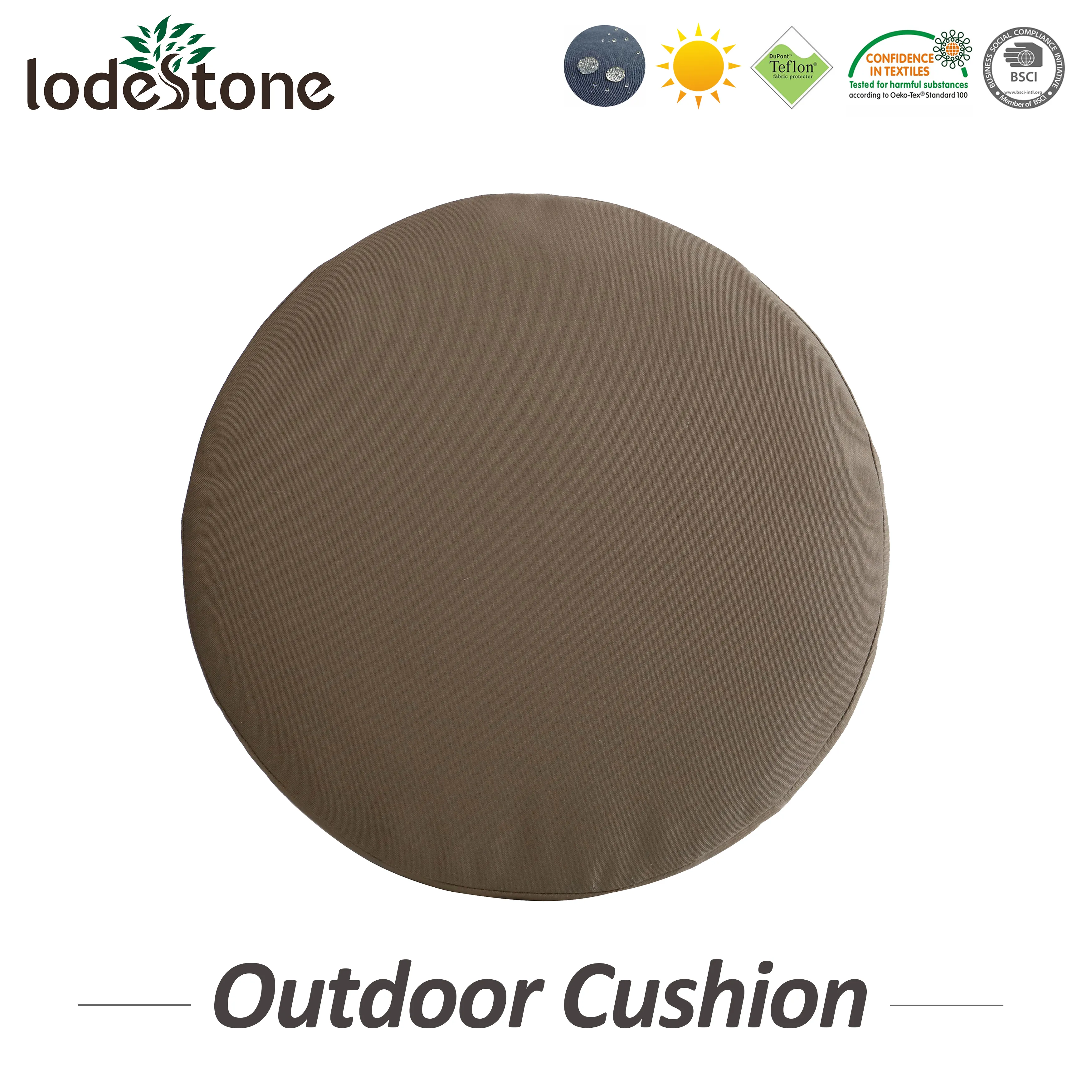 Outdoor Pembuatan Kursi Pad Bulat Kursi Bantal Bulat Kursi Rotan Bantal