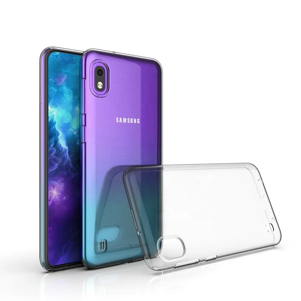 대 한 Samsung Galaxy A10 Mobile Phone 액세서리, Ultra Thin 투명 Soft TPU Phone Case