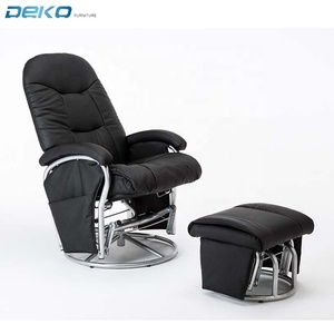 Hemşirelik Koltuğu Dönüştürülebilir Bebek Sallanan Sandalye Kayar Koltuk Masajlı Yatar Koltuk Ayak Taburesi Suni Deri Oturma Odası Yatak Odası İçin - Product Image 2