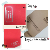 Papier offset laminé (rouge) Carton couleur 80gsm 120gsm 300gsm Bristol Board Papier spécial pour emballage cadeau et fleurs