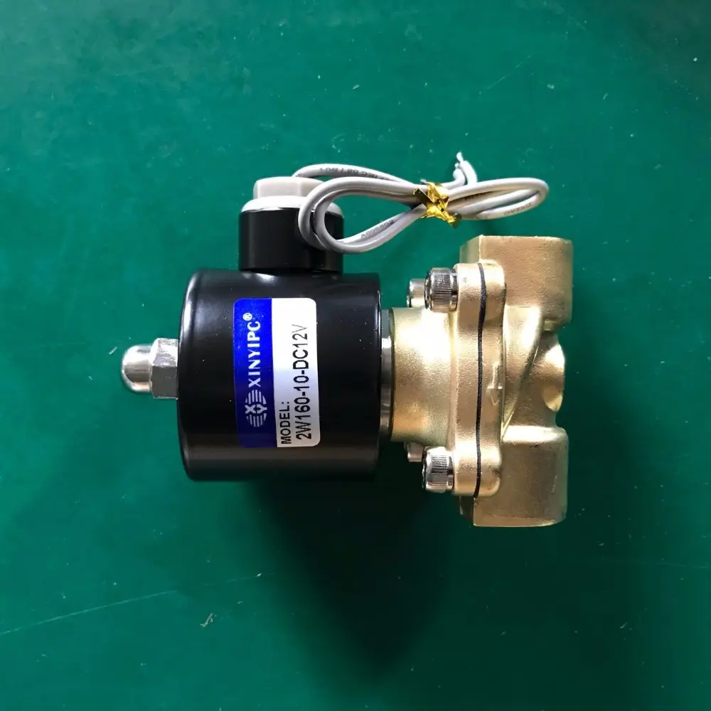 2 Вт/2 серия S 2-ходовой нормально открытый электромагнитный клапан из нержавеющей стали, латунный водяной клапан, 2-ходовой клапан