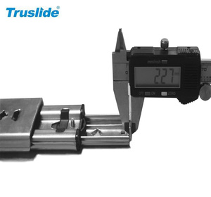CS2053ZN 53mm 1200MM <span class=keywords><strong>longueur</strong></span> 120KG charge Non-déconnexion fermeture douce roulement à billes robuste glissière de tiroir pour meubles - Product Image 6