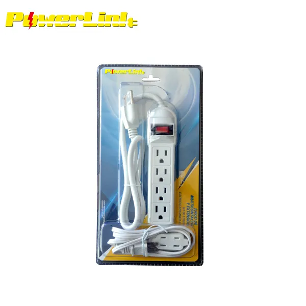 J150110 Voorraad Van Power Strip Met 4 Outlet Lage Moq