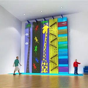 Glasvezel Klimwand Panelen, Kunstmatige Rotsklimmuur, Kinderen Rotsklimmen Muren