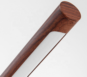 Lampe de chevet en bois et cuivre à LED de style nordique créatif, moderne et design pour hôtel - Product Image 4