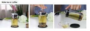 Promotionnel Manuel Portable Pyrex <span class=keywords><strong>Verre</strong></span> <span class=keywords><strong>Cafetière</strong></span> <span class=keywords><strong>À</strong></span> <span class=keywords><strong>Piston</strong></span> Fabricant 350 ml/1000 ml - Product Image 2