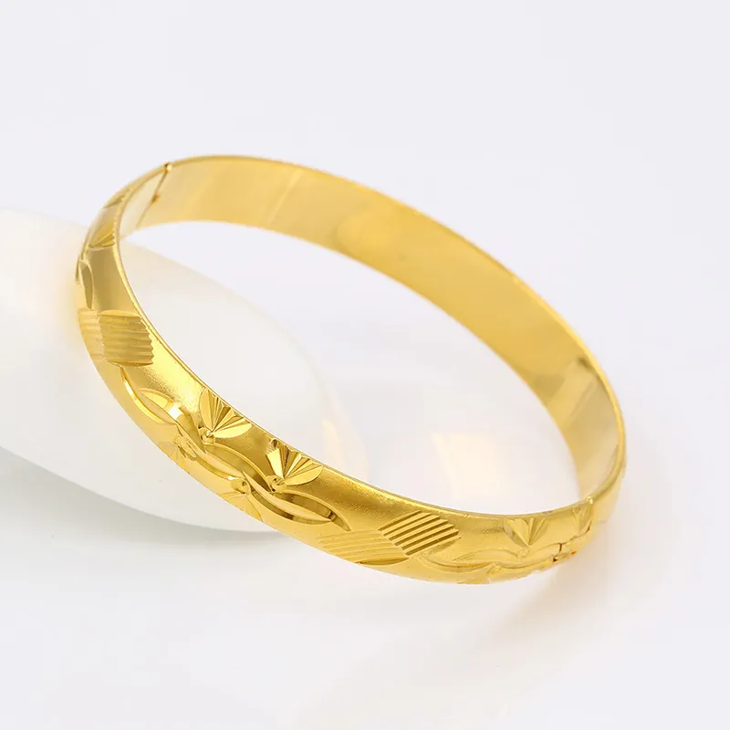 W65016006 xuping fashion jewelry bridal wedding accessory gold bangle bracelet