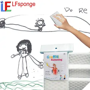 Meilleure vente Graffiti Imprimer Produits De Nettoyage Mélamine Éponge Gomme Magique Pour Carrelage Mural produits De Nettoyage En Gros