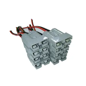 Produits d'alimentation Kit de connecteurs SB50 50 ampères boîtier gris avec 10 fiche de câble de batterie 12 AWG